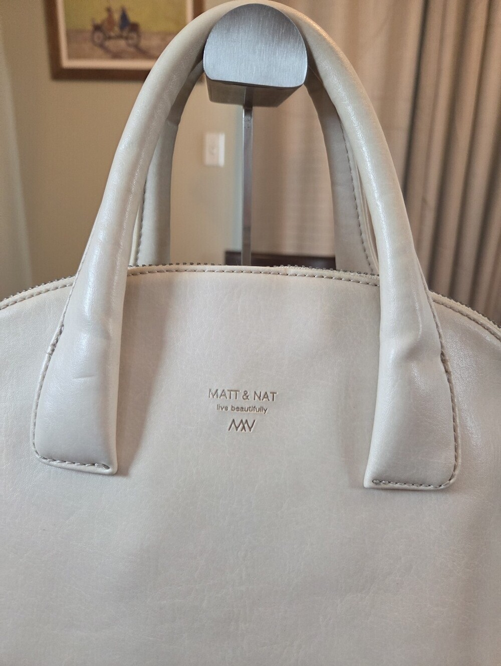 Matt & Nat Sustainable Vegan Leather Tote Bag Women's Crossbody Casual Boho - Picture 2 of 14